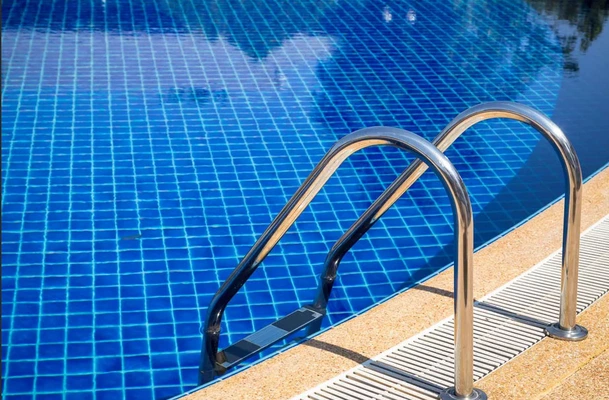 How to install pool handrail